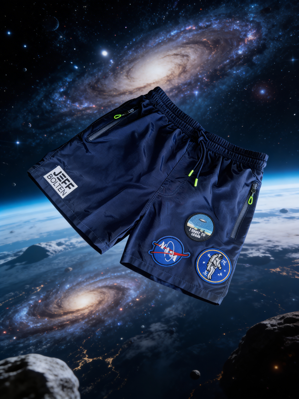 JEFF BOLTEN Badehose "Spacemen"