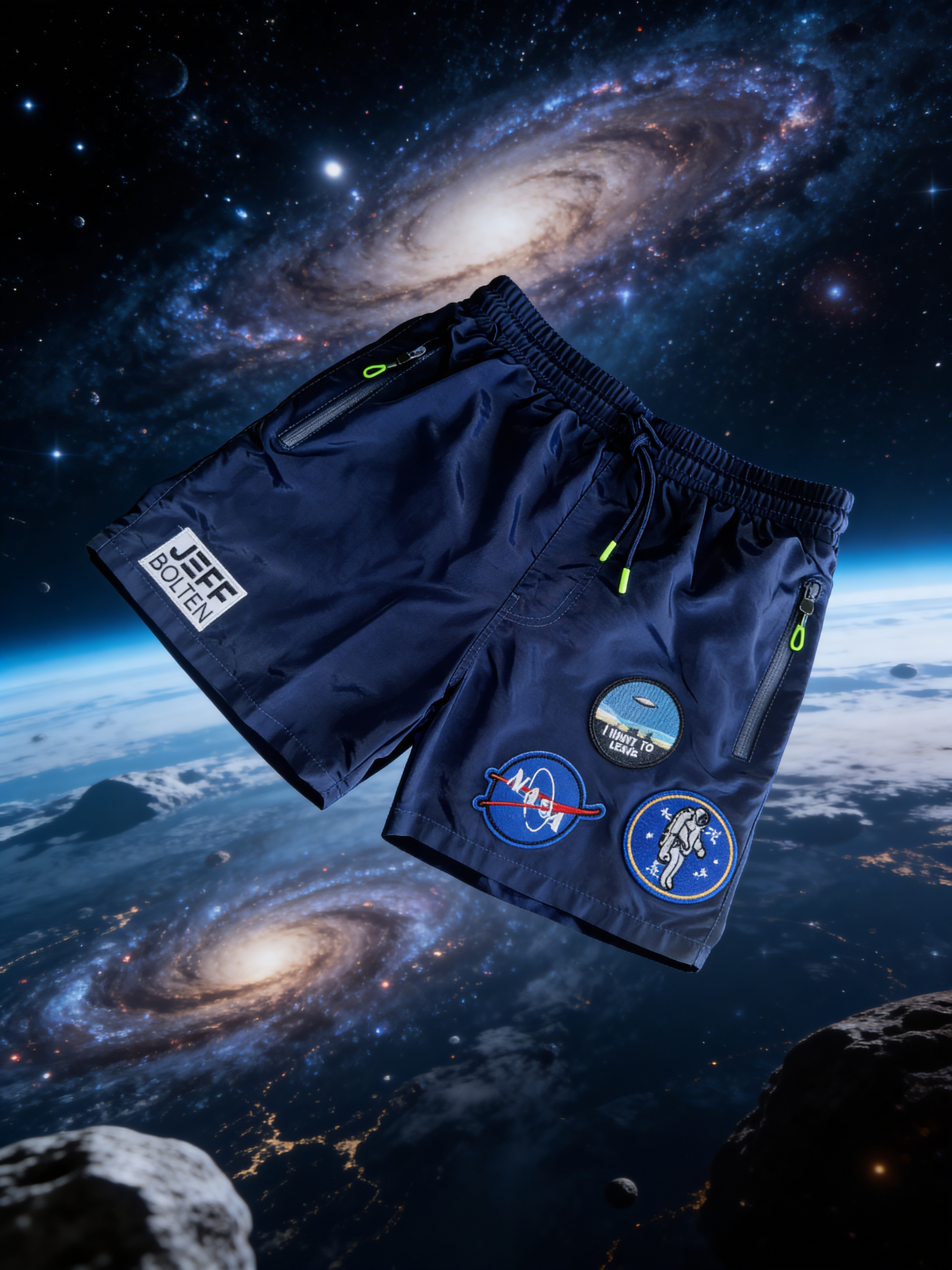 JEFF BOLTEN Badehose "Spacemen"