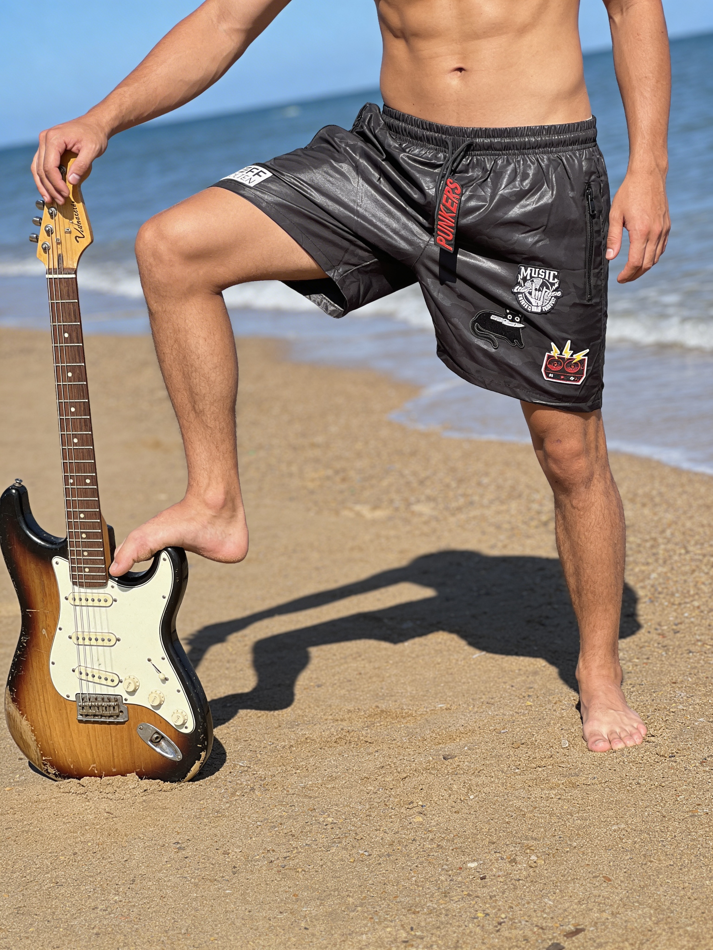 JEFF BOLTEN Badehose "PunkRock"