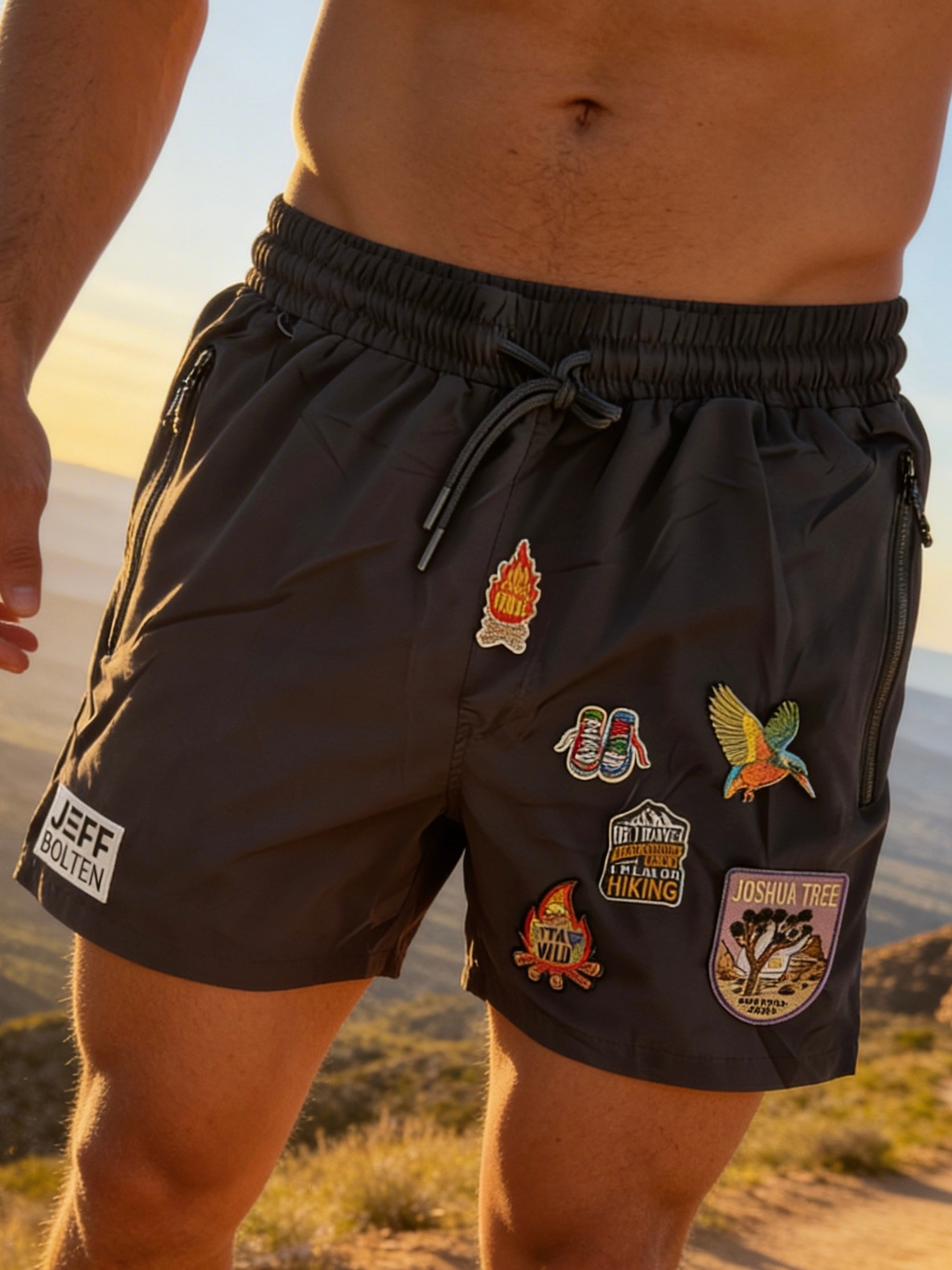 JEFF BOLTEN Badehose "Stay Wild"