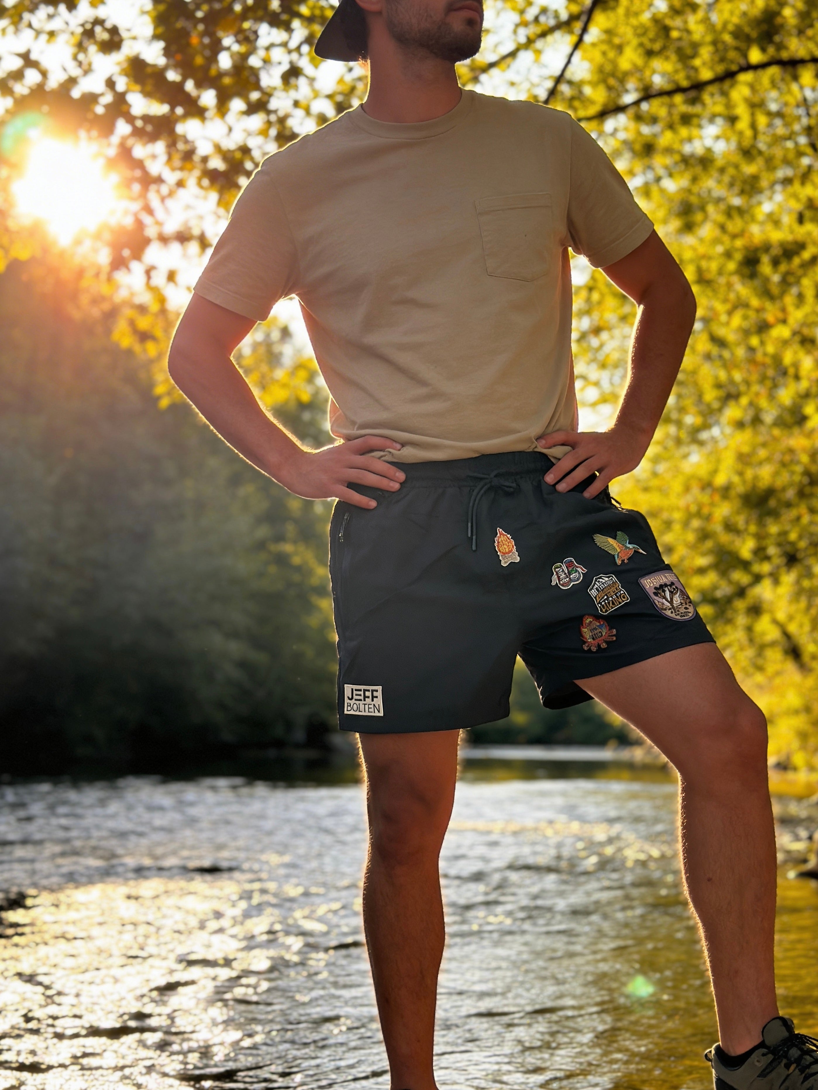 JEFF BOLTEN Badehose "Stay Wild"